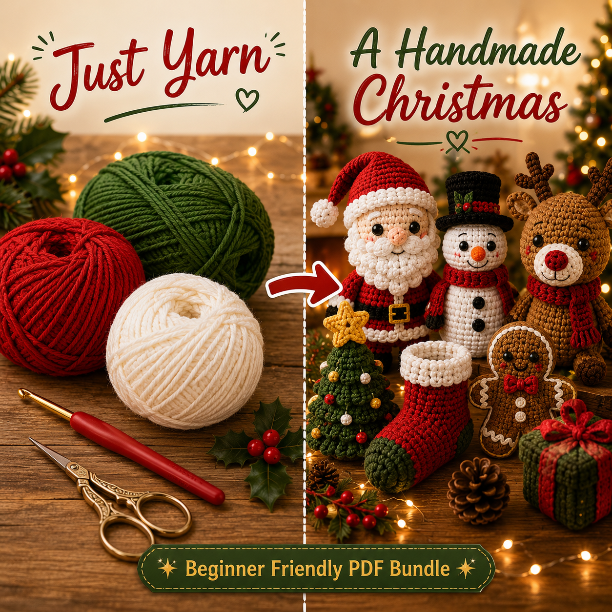 100 Christmas Crochet Patterns Bundle PDF
