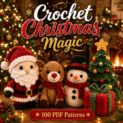 100 Christmas Crochet Patterns Bundle PDF