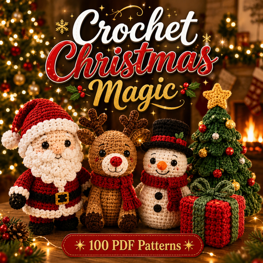 100 Christmas Crochet Patterns Bundle PDF