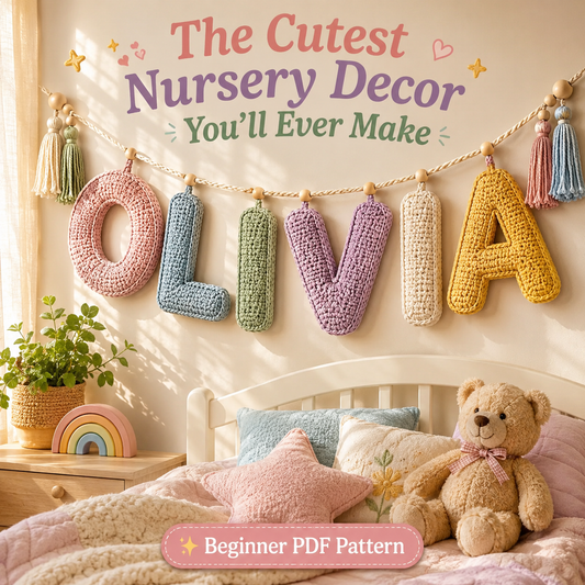 Crochet Alphabet Letters Pattern Bundle (A–Z PDF)