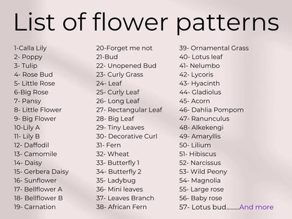800 Flower Crochet Pattern Bundle – Roses, Tulips, Daisies, Sunflowers, Digital Patterns for Weddings, Mother’s Day, Home Décor,Graduation